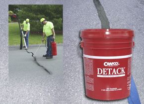 DeTack Sealant Finisher - Shortens Pavement Repair Time